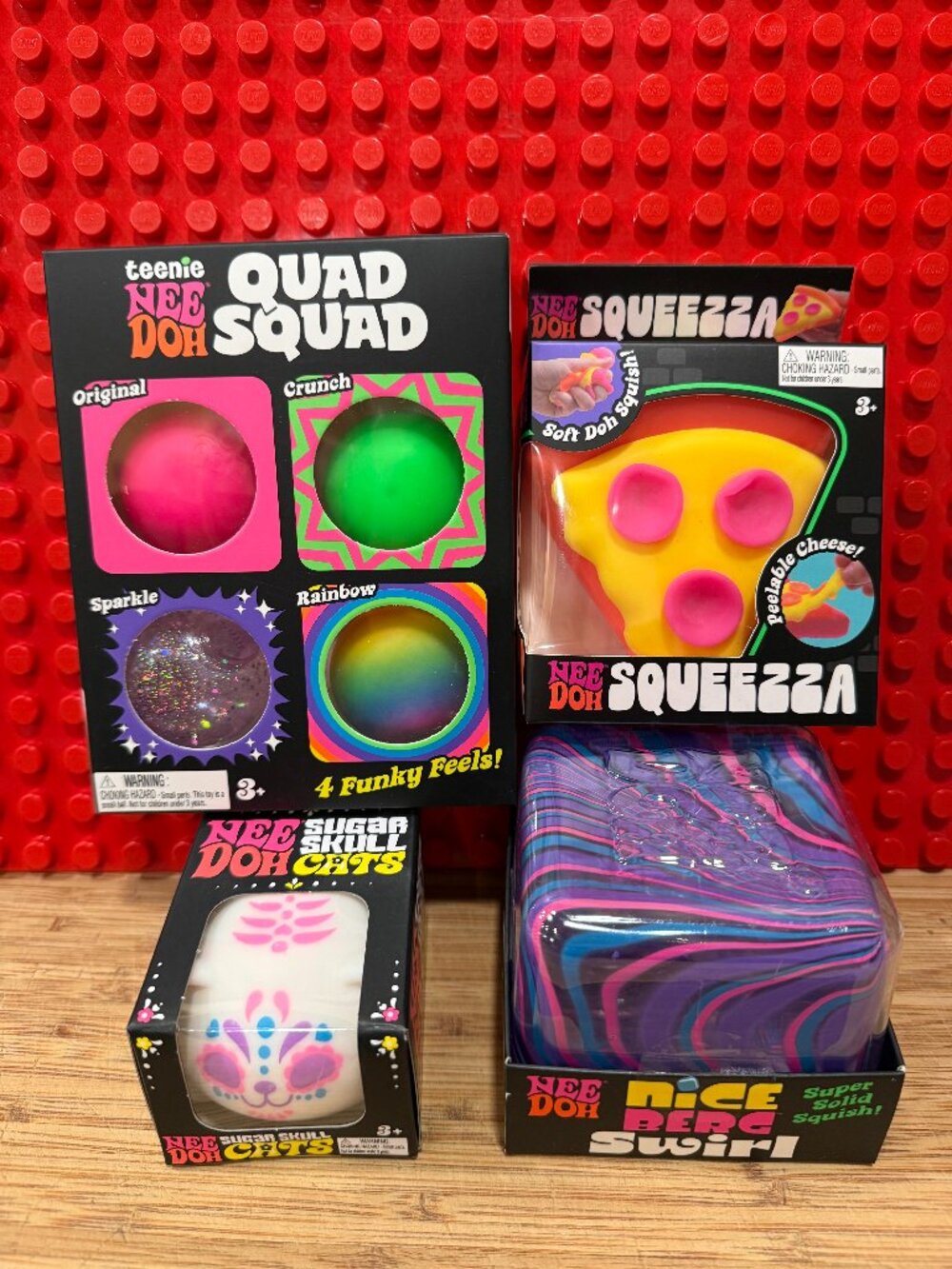 NEW! NEEDOH 🐈 party 4 pack! 🍕 /sparkles/ MEOW! Ships FAST!